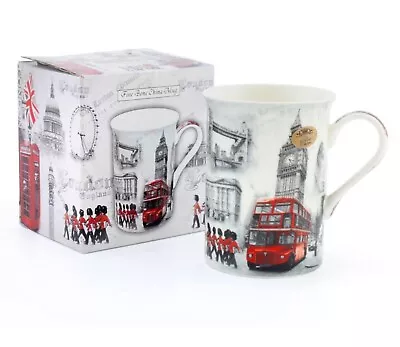 £3.99 • Buy New London Mug Fine Cup Drinking Kitchen Gift Box Hot Drinks Coffee Tea Souvenir
