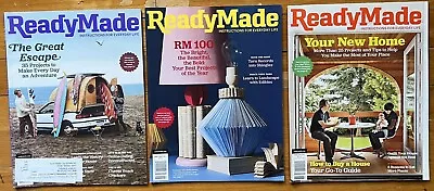 Lot Of 3 2011 ReadyMade Magazine Issues 51 52 53 DIY • $15