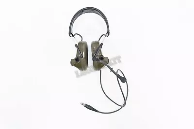 Peltor COMTAC II Single Comm Military Headset Radio OD Green MT15H69FB-61 • $135.50