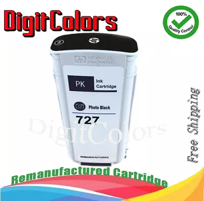 $39.99 • Buy 130ml Remanufactured HP 727 Photo Black B3P23A HP T2500 Printer 