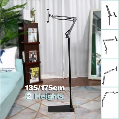 $19.95 • Buy Hands Free Floor Stand Adjustable Bed Clip Holder For Tablet IPad IPhone Switch