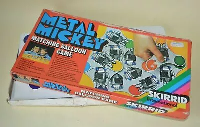 Vintage Metal Mickey Matching Balloon Game Boxed Unused 1980 • £4.99
