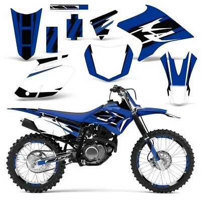 Graphic Skin Decal Wrap Kits Fits Yamaha TTR 230 08-15 Parts Decals 08-15 HRC BL • $69.95