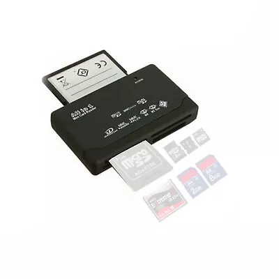 Compact All In One USB Multi Memory Card Reader Adapter For M2 MMC XD CF MS • $10.88