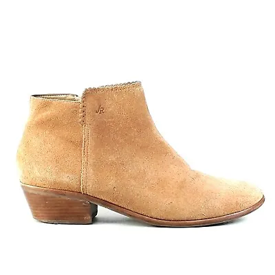 $39.98 • Buy Jack Rogers Bailee Womens Tan Suede Zipper Side Ankle Booties Shoes Size 9.5M