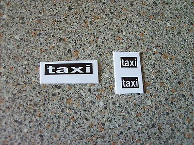 Dinky 106 Prisoner  Mini Moke  Taxi Number  Plate Stickers   Replacements Nice  • $1.86