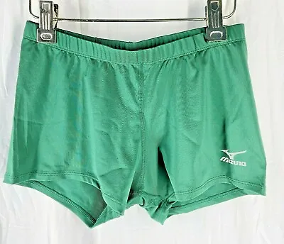 Mizuno Womens Green Core Low Rider Volleyball Shorts Size L XL • $15.98