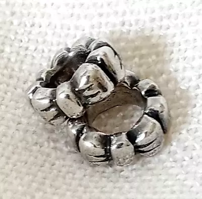 AUTHENTIC PANDORA Set Of 2 Bow SPACER Charms 925 ALE Silver RETIRED • $19.99