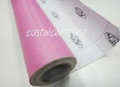 Pink Carbon Fiber Vinyl Sheet For Nissan Skyline R31 R32 R33 R34 R35 -1500X630mm • $19.79