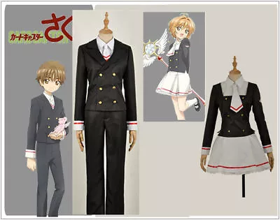 Card Captor Sakura Li Syaoran Kinomoto Sakura Cosplay Costume School Suits • $70