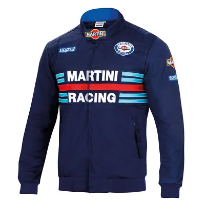 Sparco Martini Racing Bomber Style Jacket Mens Lancia Rally Team Retro Fanwear • $205.43