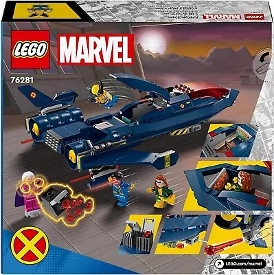 LEGO Marvel X-Men X-Jet Kids Plane With Wolverine 76281 • $169.88