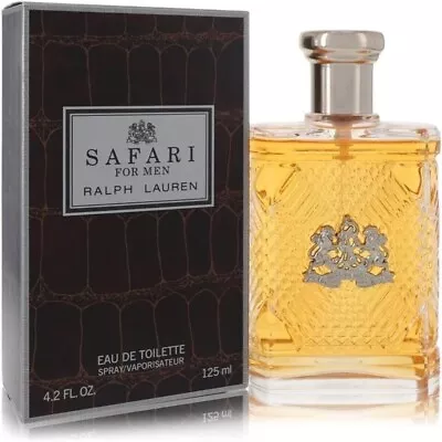 Ralph Lauren Safari For Men Eau De Toilette 125ml Spray Brand New Sealed & Boxed • £69.99