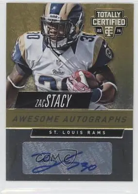 $13.19 • Buy 2014 Panini Totally Certified Awesome Auto Gold /10 Zac Stacy #AA-ZS Auto