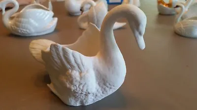 $65 • Buy VA Vista Alegre Portugal Porcelain Swan FREE SHIP