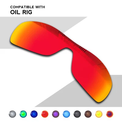 $6.95 • Buy Wholesale POLARIZED Replacement Lenses For-Oakley Oil Rig Sunglasses
