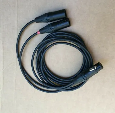 1'ft - 25FT Mogami Cable Gold XLR-FeMale To 2-XLR Male Aux Plug Audio Sound Cord • $28.95