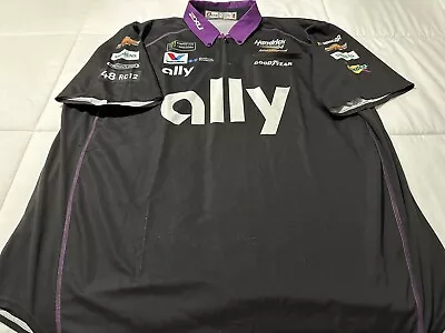 2019 Jimmie Johnson Ally Hendrick Motorsports Team Issued Crew Shirt. Size 4XL • $24.50