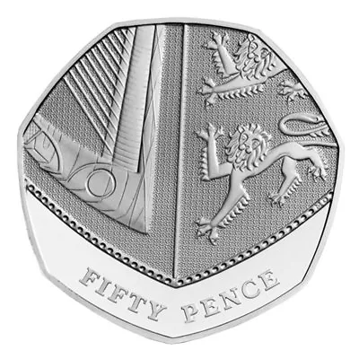 £6 • Buy  Shield Of Royal Arms  2008 - 2019 Circulated Rare 50p Fifty Pence 