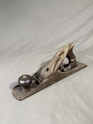 Vintage Stanley Bailey No. 5 Smooth Bottom Wood Working Plane • $5.74