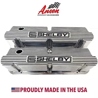 Ford Small Block 351W Pentroof CS Shelby Polished Valve Covers - Finned • $325