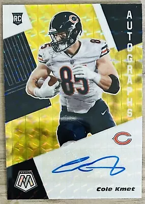$3.99 • Buy 2020 Mosaic Autographs Cole Kmet Rookie Card GOLD 6/10 Autograph BEARS
