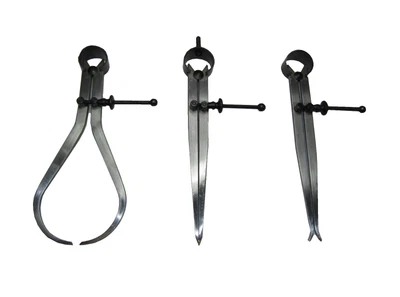 £7.95 • Buy Spring Calipers 150mm / 6  3pc Set Inside Outside Wing Dividers Rdgtools