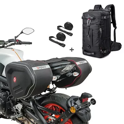 Set Saddlebags + Backpack For Kawasaki Z 1000 / SX RF1-HK4 • £148.08