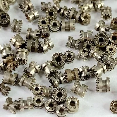 25 Watch Clutch Wheels Gears Steampunk Silver Altered Art Watchmaker Lot Repair • $4.99