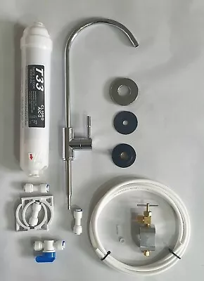 £24.50 • Buy Undersink Drinking Water Filter Kit System Including Faucet And Accessories New