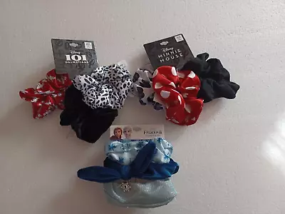 Disney Frozen II 101 Dalmations And Minnie Mouse Hair Scrunchie Sets • $10