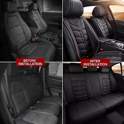 Seat Covers Car Front Rear Set PU Leather For Chevrolet Trailblazer 2021-2023 • $124.80