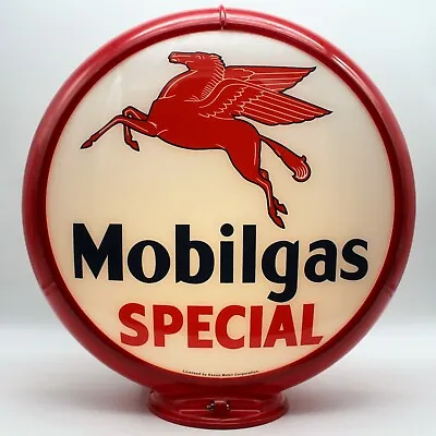 MOBILGAS SPECIAL Gas Pump Globe - SHIPS FULLY ASSEMBLED! READY FOR YOUR PUMP! • $128.95