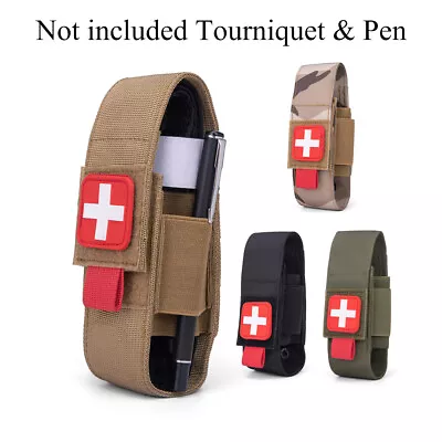 Tactical EMT Pouch Small First Aid Pouch Tourniquet Holder With Molle System • $8.99