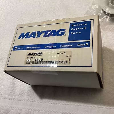 Genuine Maytag Dryer Timer Part # 53–1810. • $19.95