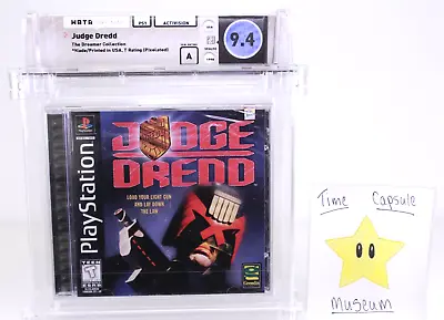 Judge Dredd New PlayStation 1 PS1 Factory Sealed WATA VGA Grade 9.4 A MINT NIB • $127.49