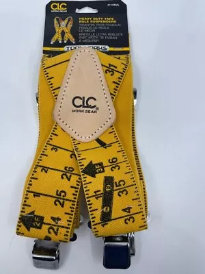 New Clc Model 110rul Tape Rule Extra Wide Heavy Duty Work Suspenders 4622247 • $15.95