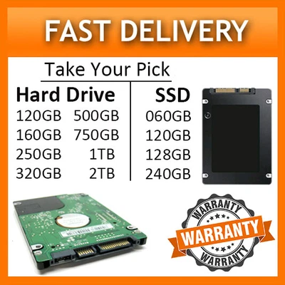 £10.25 • Buy Acer Aspire One 751 752 753 725 756 751H D270 Laptop 2.5 Hard Drive/SSD Drive