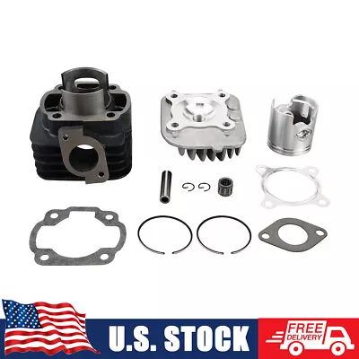 For 70CC Yamaha Jog Zuma Vino 50 Scooter BBK Big Bore Kit Head Cylinder Piston • $59.99