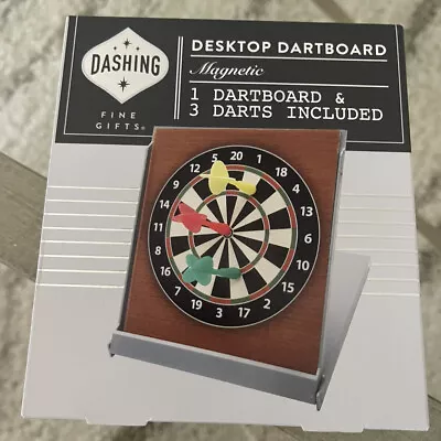 * SMALL * DESKTOP MAGNETIC DARTBOARD * Mint In Box * L@@K • $10.90