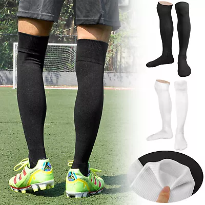 Men's Sports Football Soccer Long Socks Baseball Hockey Over Knee High Sock Gift • $9.48