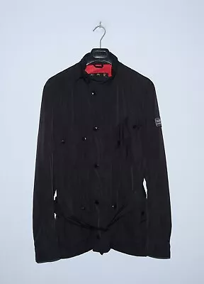 BARBOUR Mens Black Memory Union Jack International Lightweight Jacket Size M • $4.99