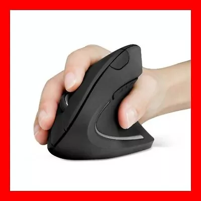 $23.88 • Buy 2.4G USB 1600DPI Wireless Mouse Vertical Ergonomic Laptop Optical