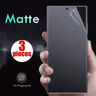 Pack Of 3 - Matte TPU Hydrogel Screen Protector For ZTE Mobile Phones • £7.99