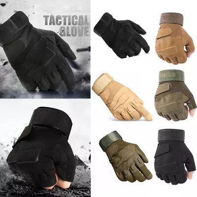 Military Army Tactical Full Finger Gloves Hunting Shooting Motorcycle Gloves • $10.99