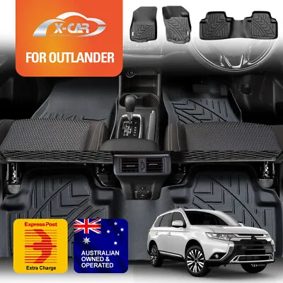 Floor Mats For Mitsubishi Outlander 07-21 Heavy Duty 3D All-Weather Carpet Liner • $129.95