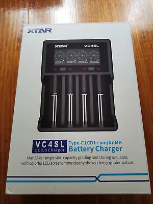 Genuine Xtar VC4SL Upgraded Ver VC4S Smart Charger Battery Charger Li-ion Ni-MH • $49.99