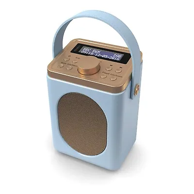 £22.99 • Buy Majority Little Shelford DAB Portable Radio Bluetooth 20 Presets Duck Egg Blue