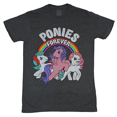 My Little Pony Adult New T-Shirt - Ponies Forever 80's Style Pic • $14.98