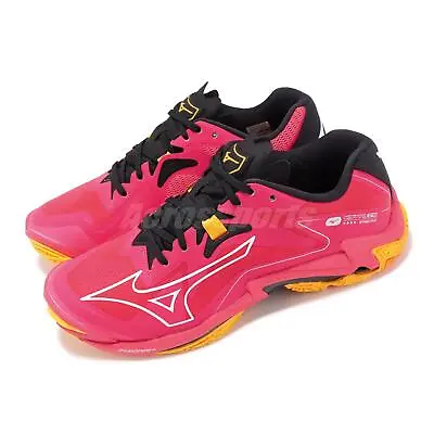 Mizuno Wave Lightning Z8 Red Yellow Black Men Volleyball Sport Shoes V1GA2400-02 • $124.99